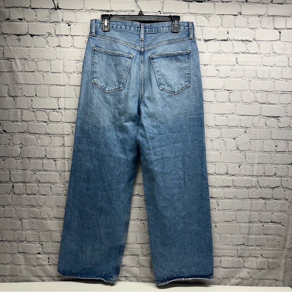 AGOLDE WOMENS Blue Jeans WIDE LEG SIZE 27 - Picture 2 of 9